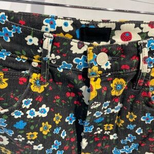 MOTHER Multicolor Floral Jeans